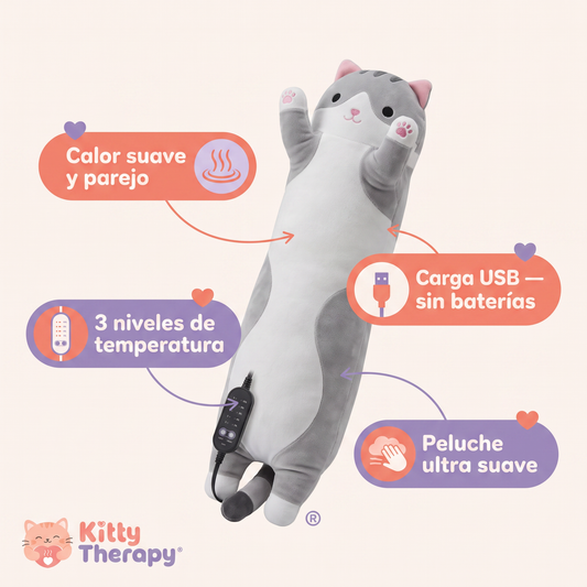 Gatito Térmico Para el Alivio de Cólicos